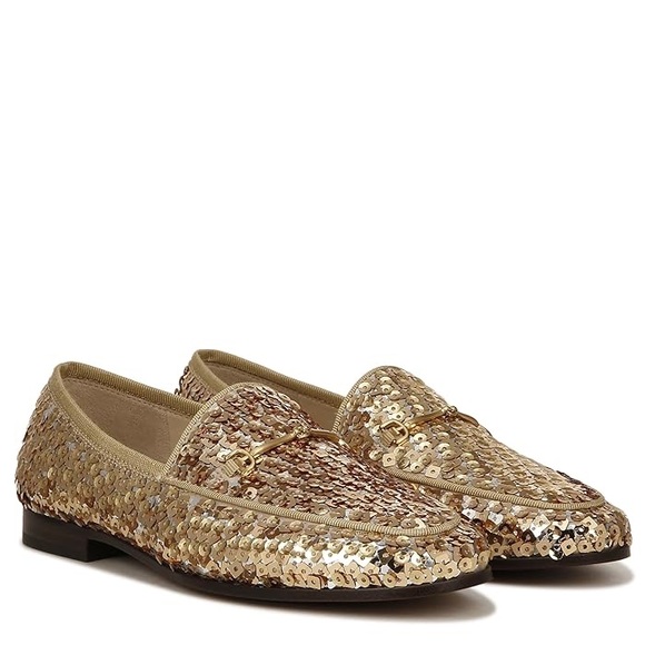 Sam Edelman Kids Gold Sequin Dress Shoes - ilac.rochib.com